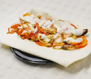 A plate of food on top of a table.